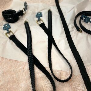 Universal Thread Black Braided Belts